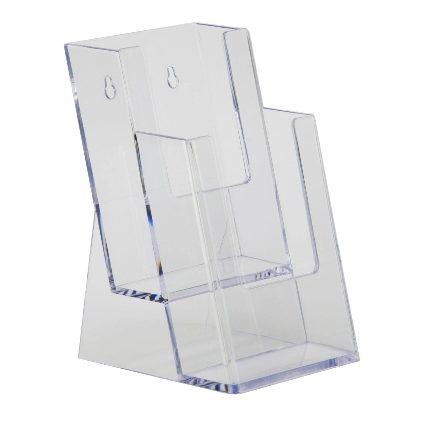 5x7 Slant Back Acrylic Sign Holder Buy Acrylic Displays Shop Acrylic Pop Displays Online