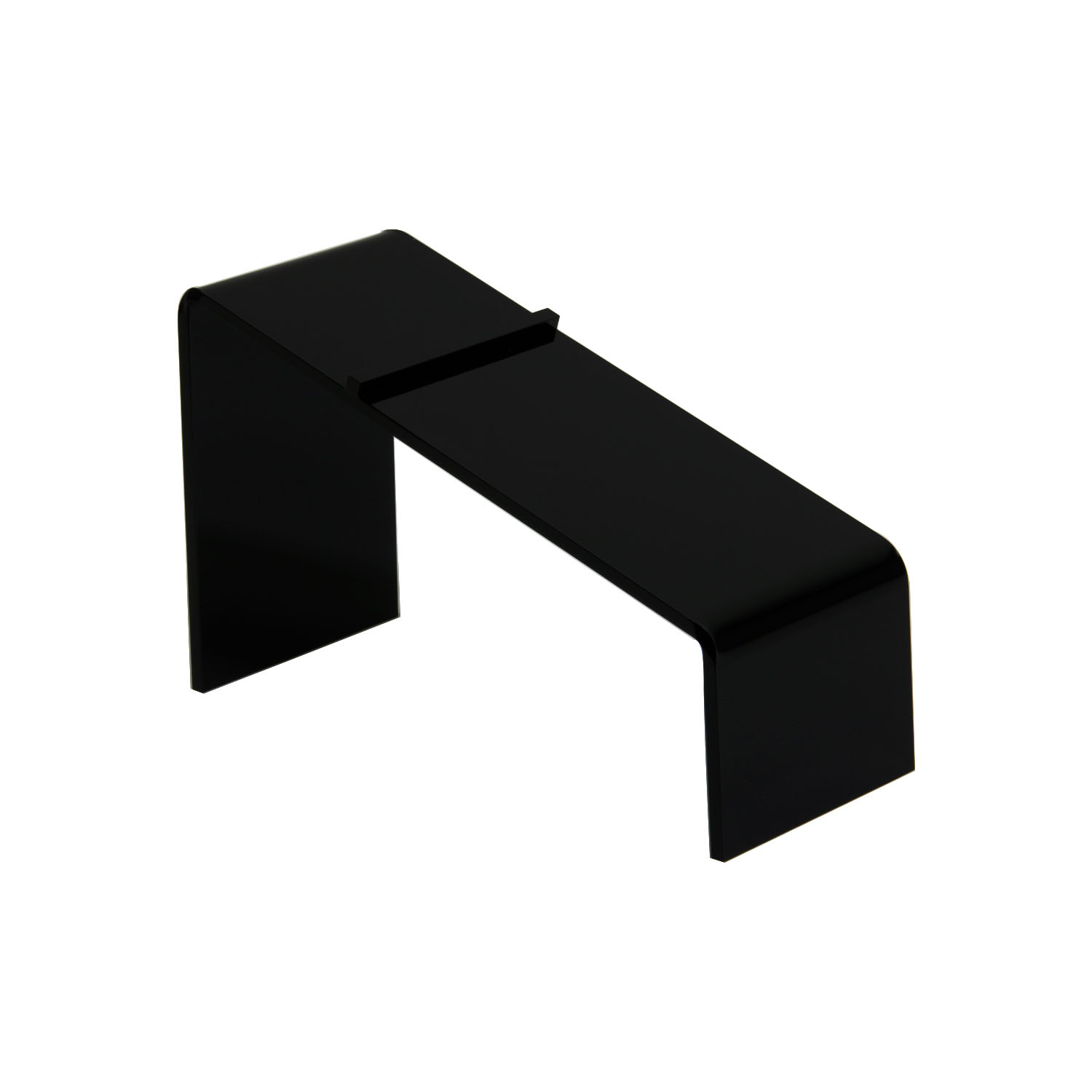 Black Tall Single Shoe Riser Buy Acrylic Displays Shop Acrylic POP