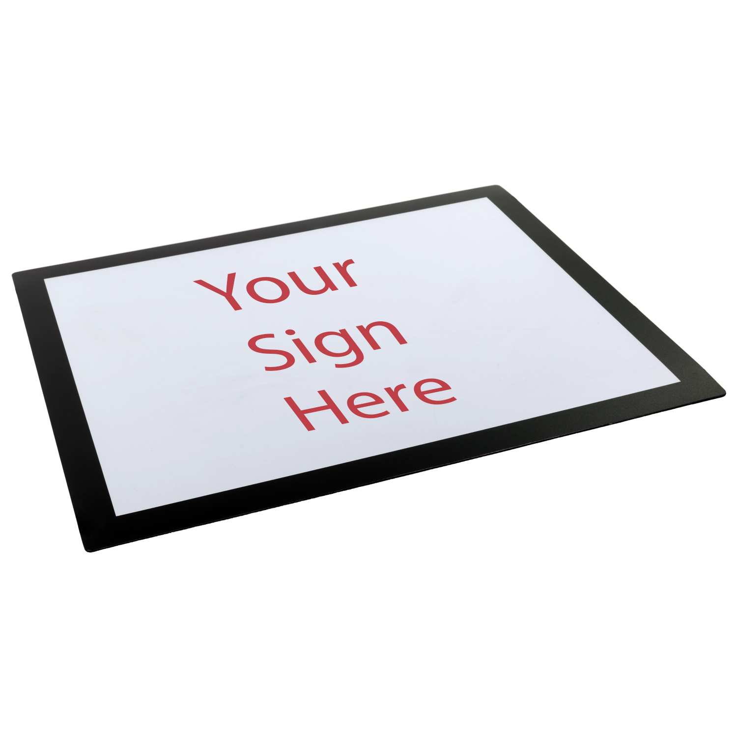 Black Counter Mat with Insert 16" x 20" Buy Acrylic Displays Shop