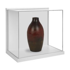 16 x 14 Wall Display Case with Lift Off Acrylic Top- White
