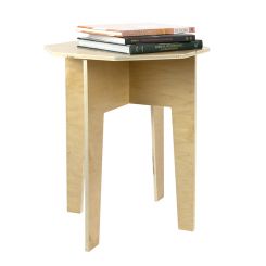 Octagonal Side Table Collapsible Wooden Design