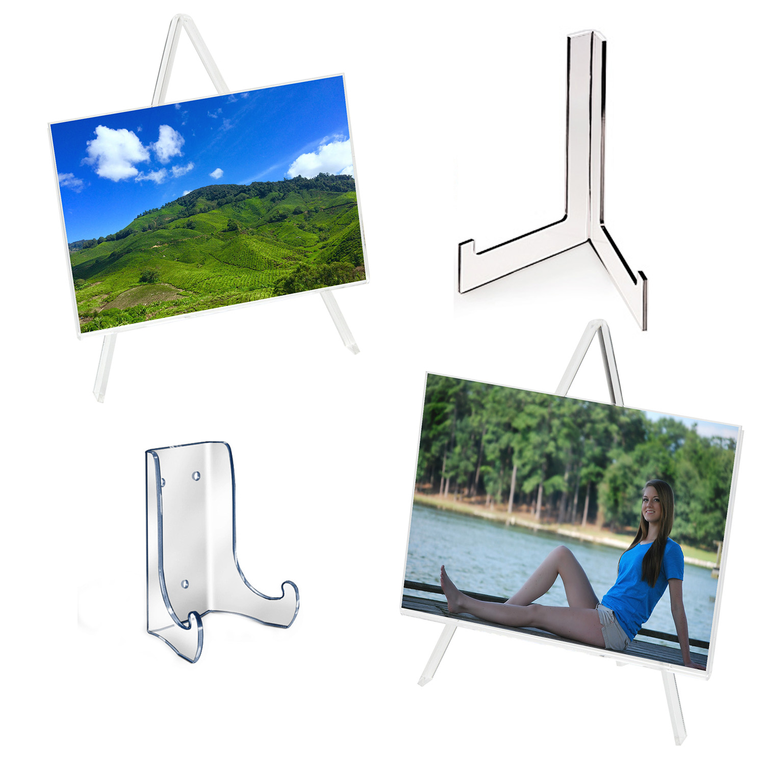 Acrylic Easels Shop Table Top & Wall Mount Easels Online