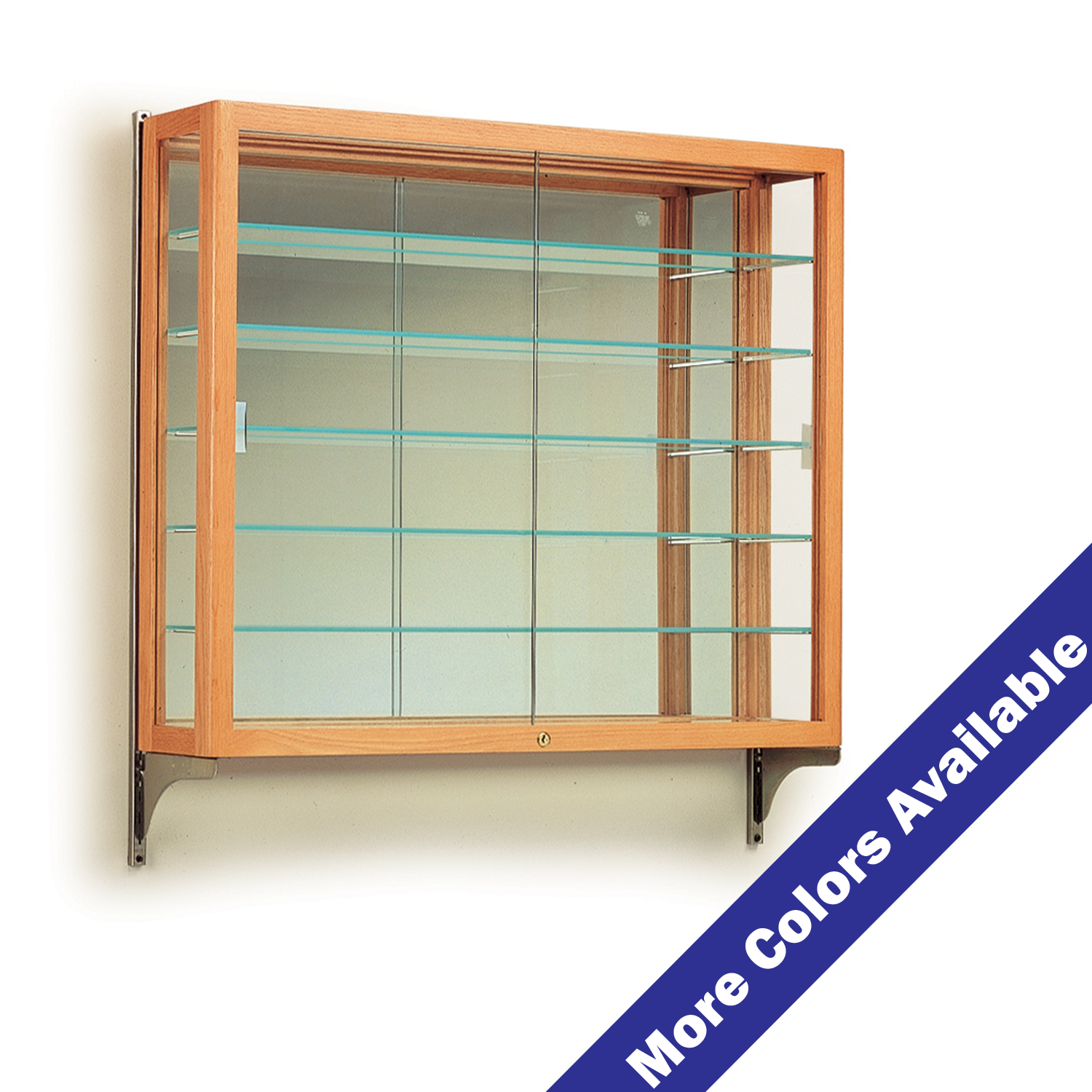 Wall Mount 5 Shelf Display Case with Mirrored Back Buy Acrylic Displays Shop Acrylic POP