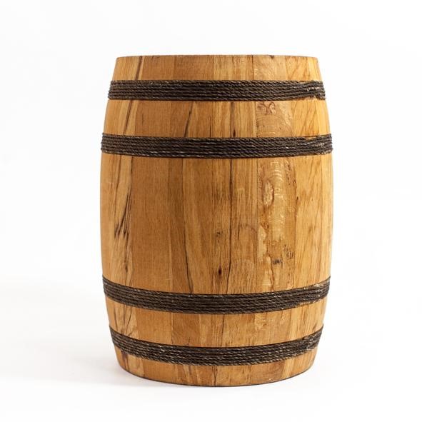 Wooden display barrel 