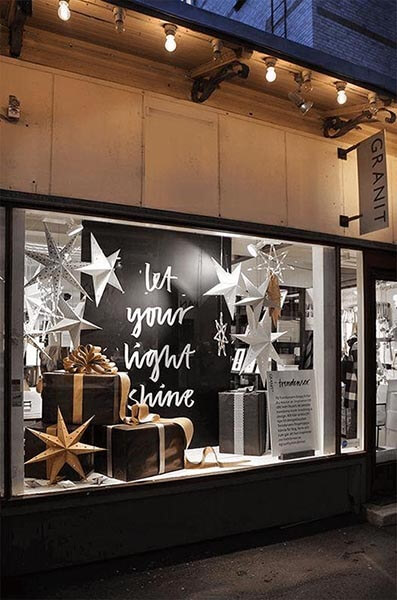 holiday retail displays modern