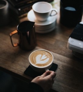 coffee imagery for coffee shop latte art