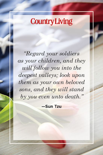 Sun Tzo Memorial Day quote from CountryLiving.