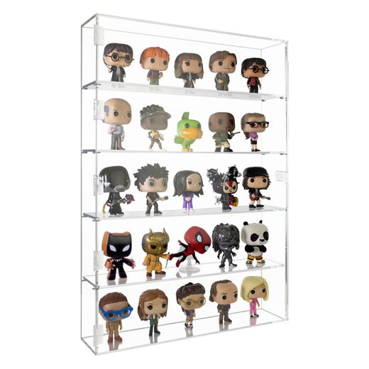 Acrylic locking wall mount display case for Funko Pop.