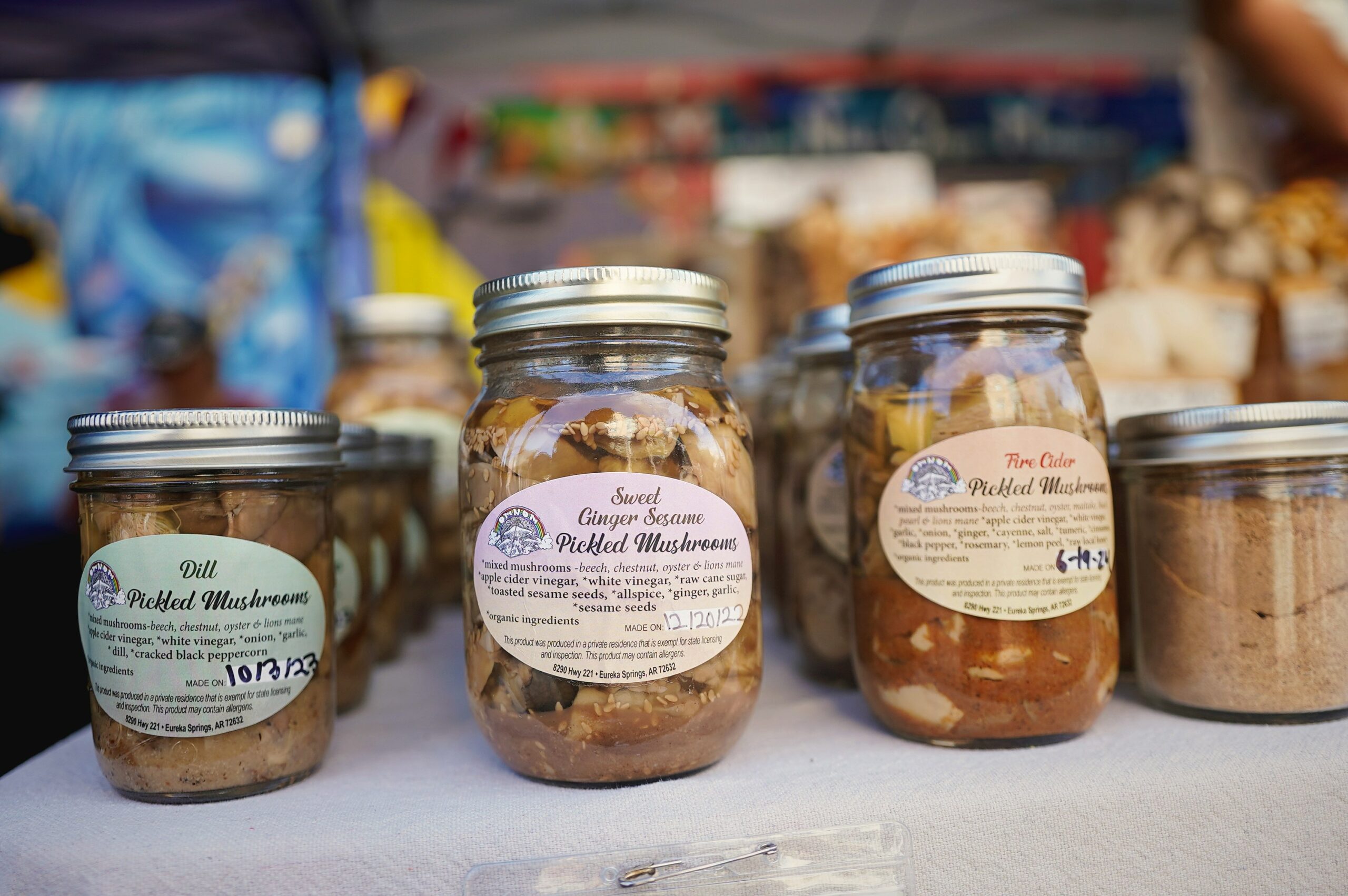 Products with clear labels