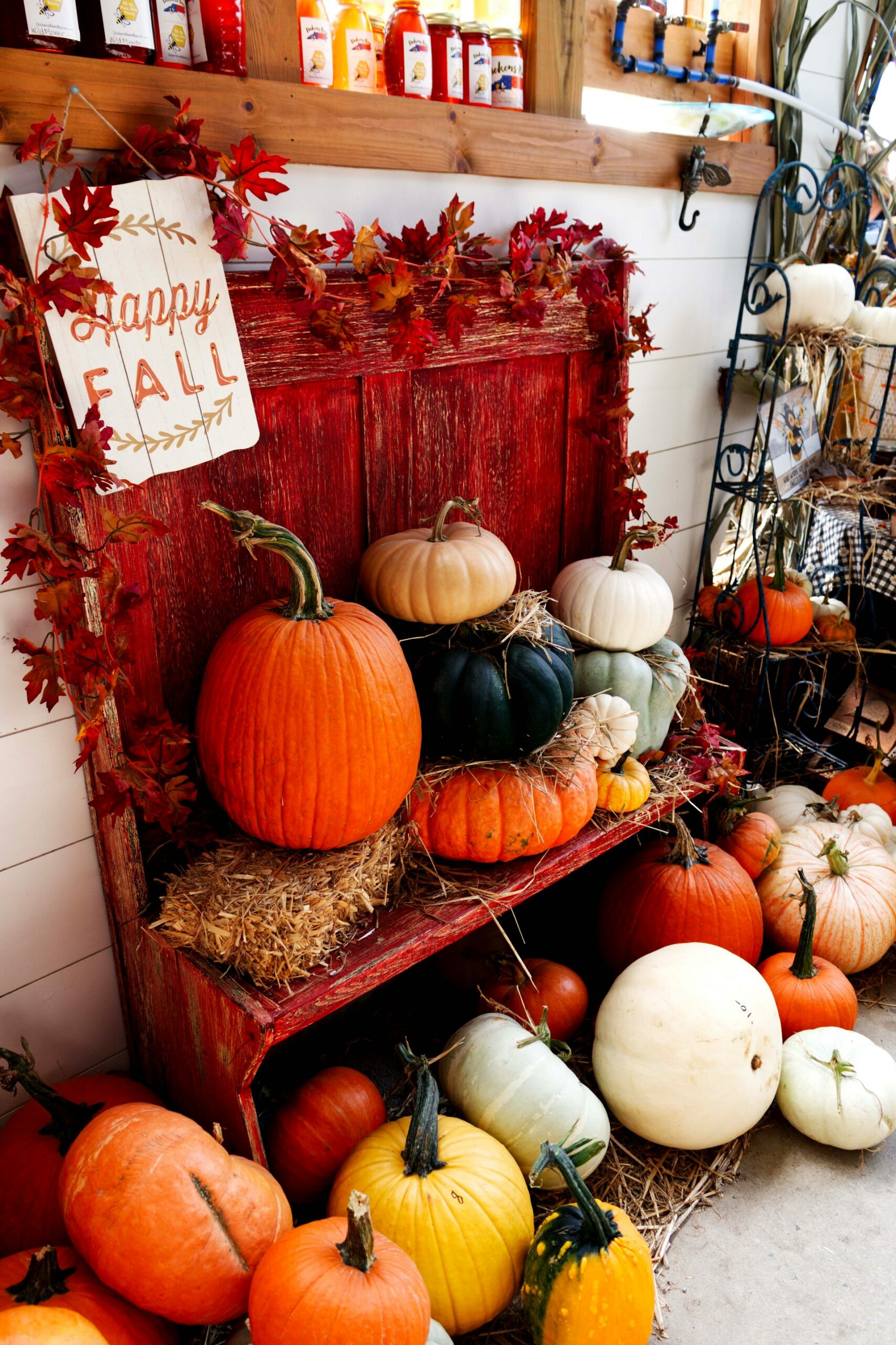 Fall Displays with Risers 