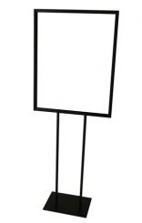 22 x 28 Black Poster Stand with Flat Base