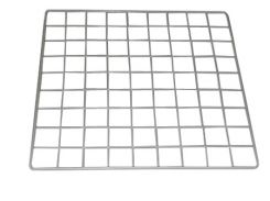 White Vinyl Dipped Grid Panel- 14" W x 14" H