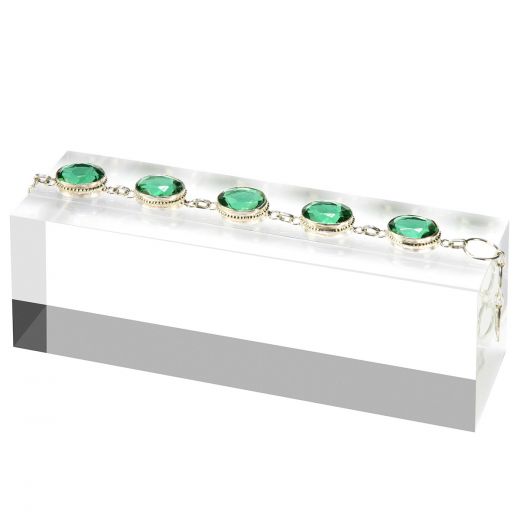 Solid Clear Acrylic Block - 2" x 2" x 6"