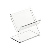 Holders 1PL Display Stand with Clear Base Small White 12 Pack
