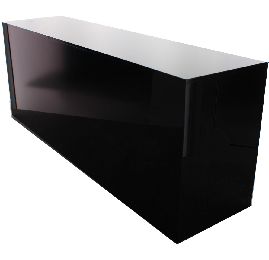 5 sided black acrylic box 4 quot h x 6 quot w x 16 quot l buy acrylic check my resume online
