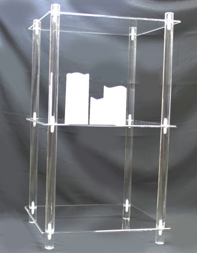 3 Tier Acrylic Display Shelf 14 X Square Kd 3 Tier Acrylic Display Shelf 14 X Square Kd Displays Pop