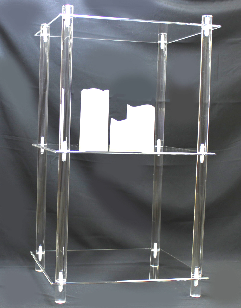 Clear Acrylic Three Tier Shelf