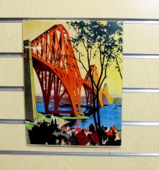 Side Loading Acrylic Slatwall Frame - 8.5"W x 11"H