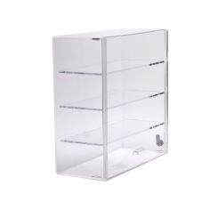 Acrylic 3-Shelf Sliding Back Case