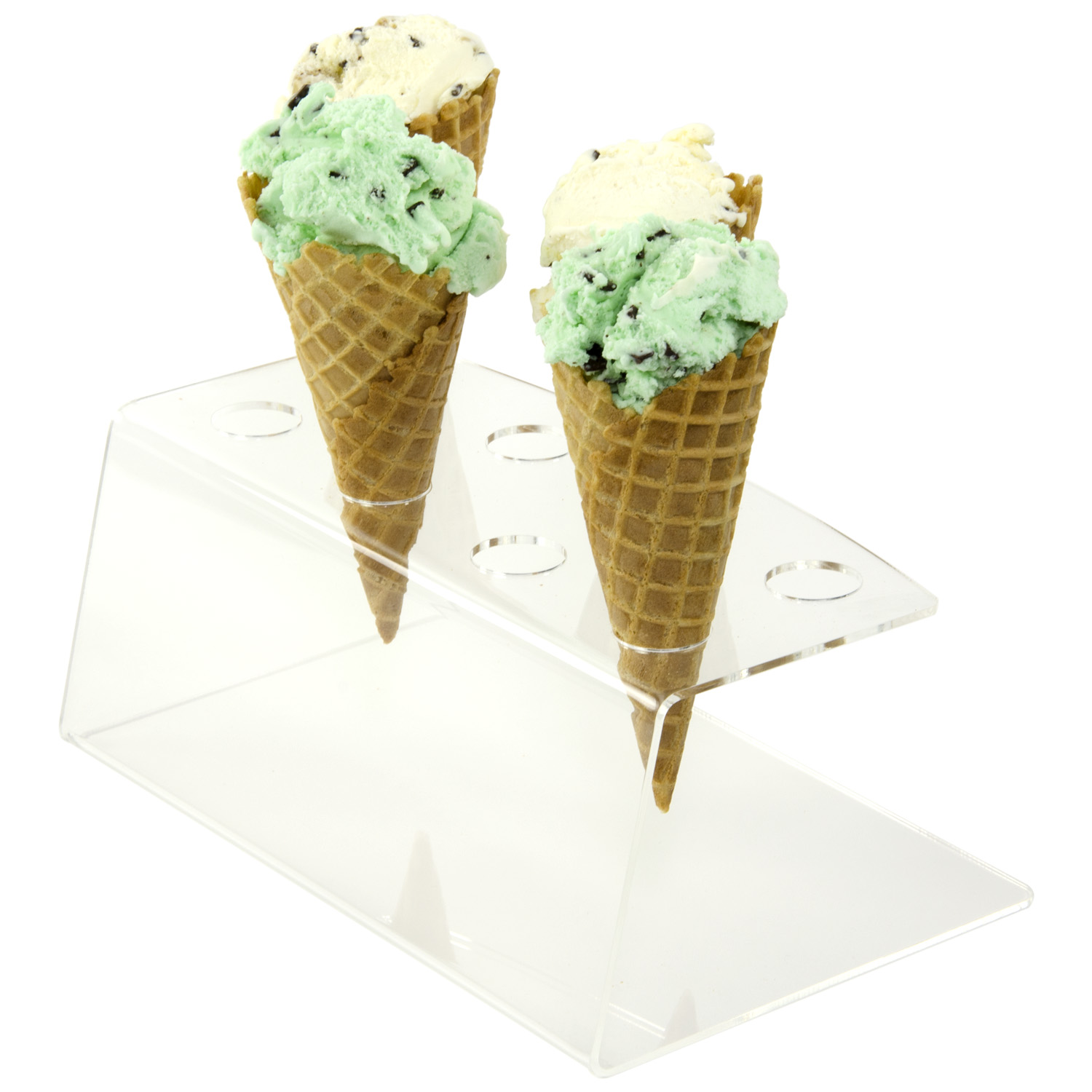 8-hole ice cream cone stand - buy acrylic displays shop