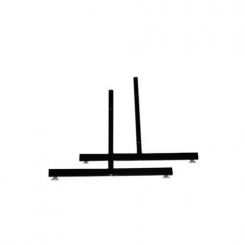 Black Gridwall T Base with Levelers