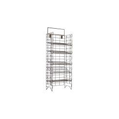 Silver Wire Display Rack with Sign Holder
