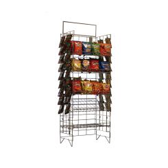 Black Wire Display Rack with Sign Holder