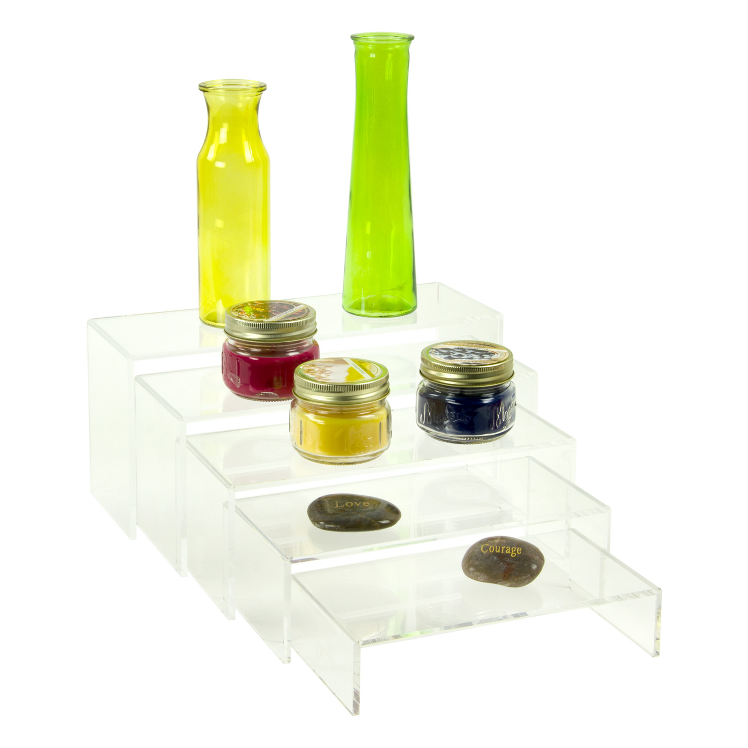 Acrylic U Risers Set Of 5 Acrylic U Risers Set Of 5