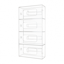 Acrylic Four Box Glove Dispenser