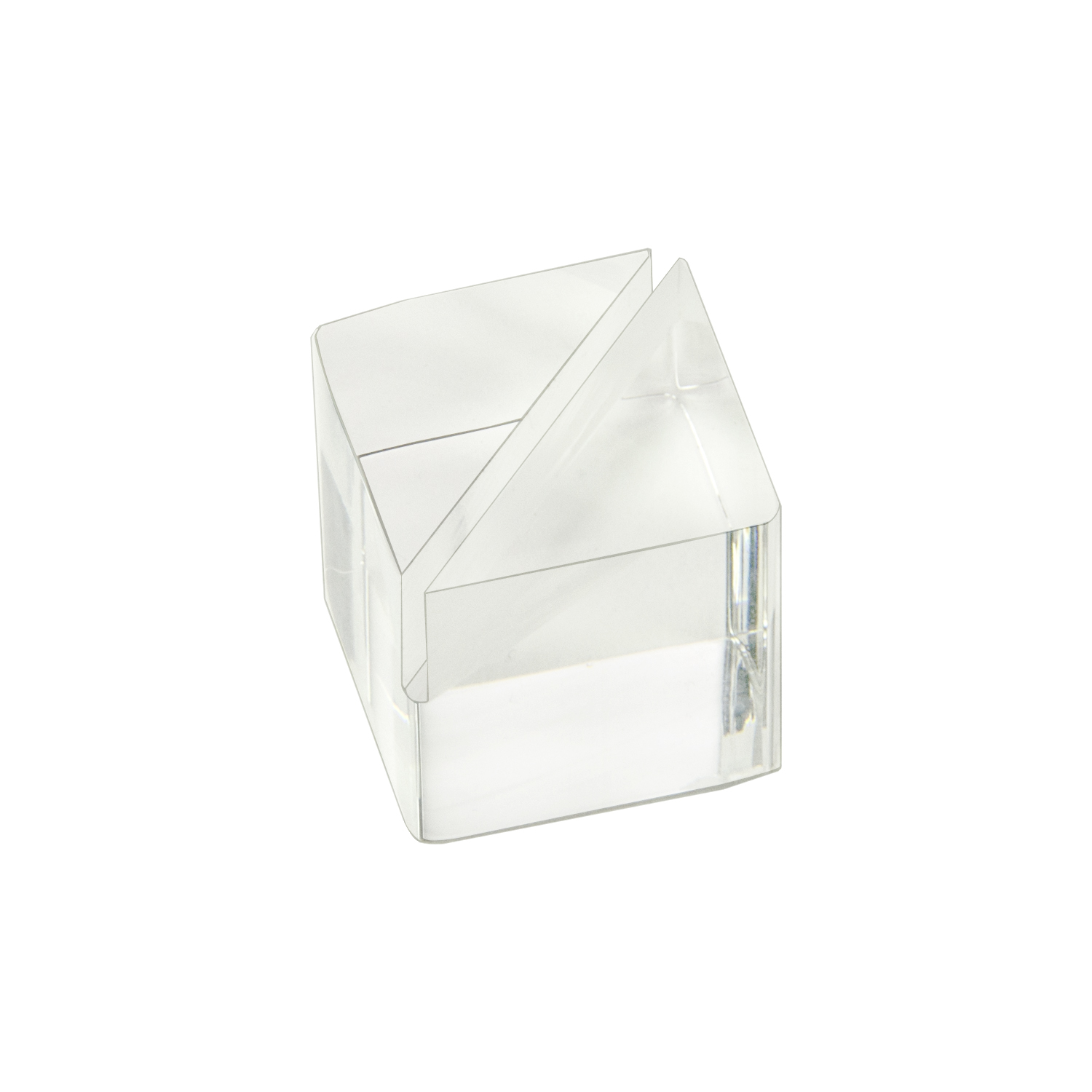 Acrylic Cube Card Holder - Plexiglass