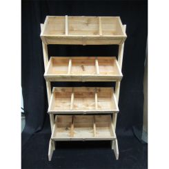Large 4 Bin Stacked Display with Dividers