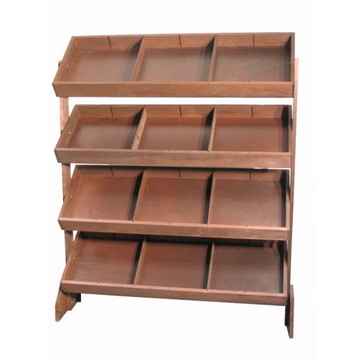 4 Tray Tilt Shelf Display With Dividers Acrylic Displays 4 Tray Tilt Shelf Display With Dividers Acrylic Displays Pop