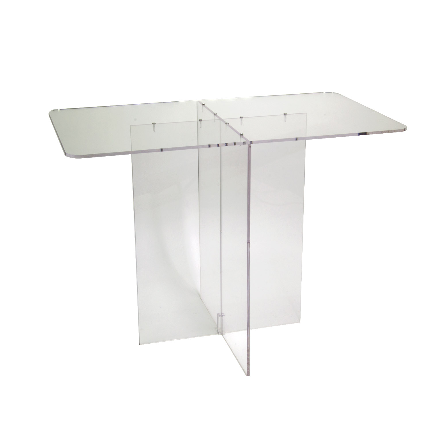 31"High Clear Acrylic Table |