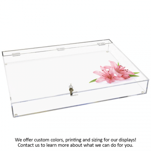 Flat Locking Display Case - 3"