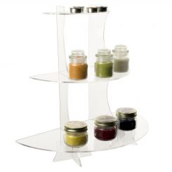 Large Acrylic Knockdown 3 Shelf Display