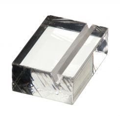 1 1/2"  Acrylic Block Sign Holder