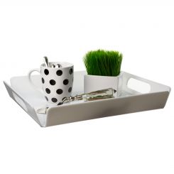 Small White Acrylic Serving Tray