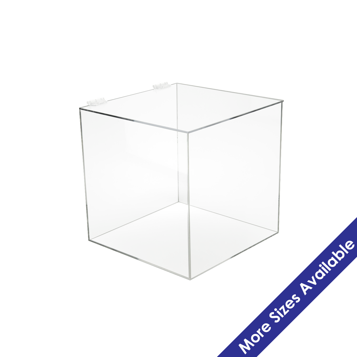 Acrylic 5Sided Box w/ Hinged Lid Buy Acrylic Displays Shop Acrylic