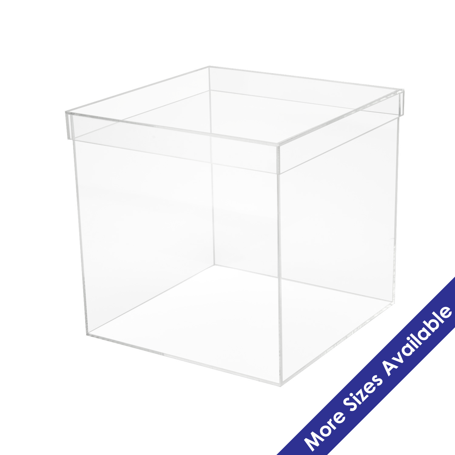 Acrylic 5Sided Box w/ Shoebox Lid Buy Acrylic Displays Shop