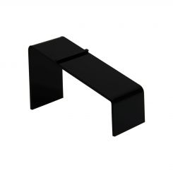 Black Tall Single Shoe Riser