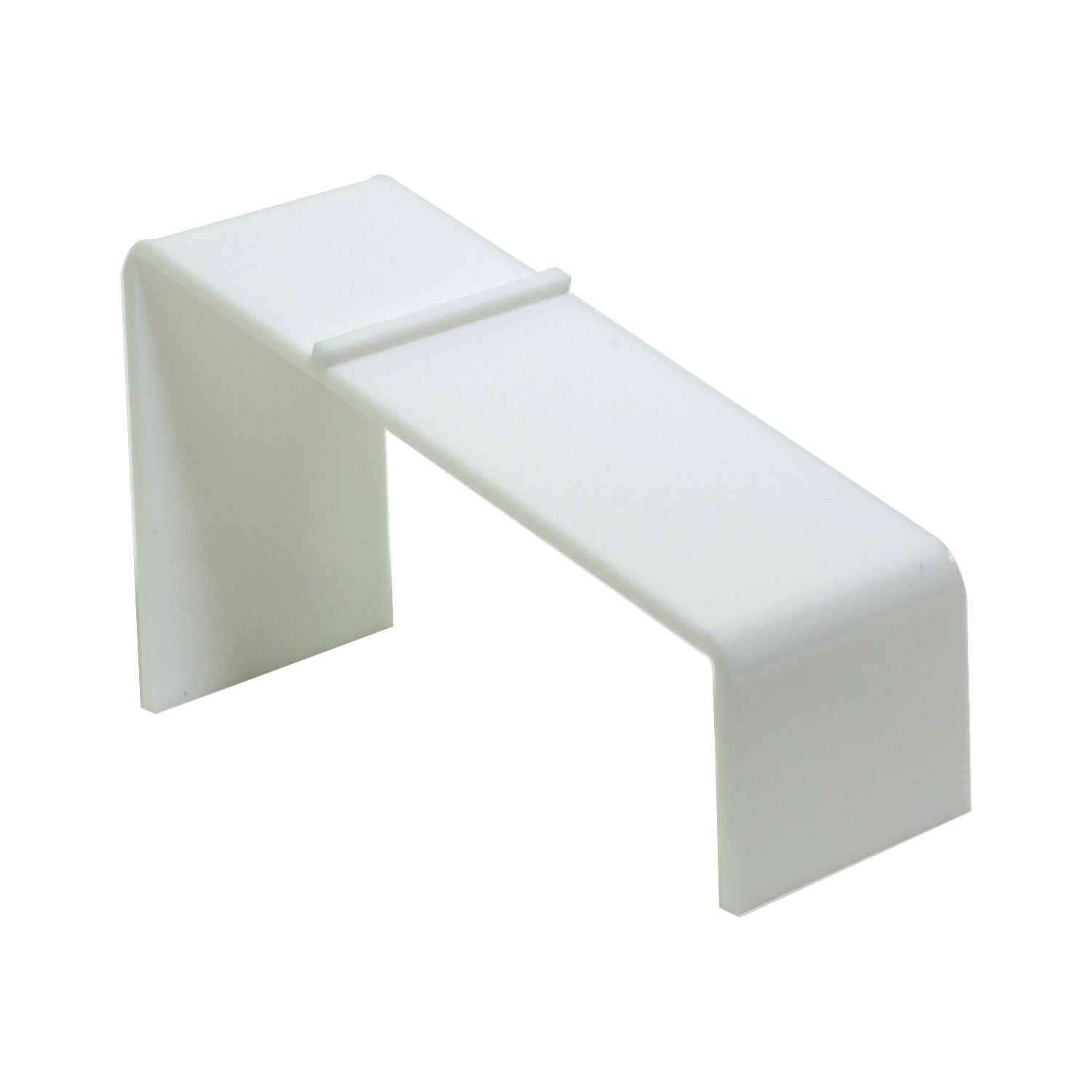 White Tall Single Shoe Display Riser shopPOPdisplays