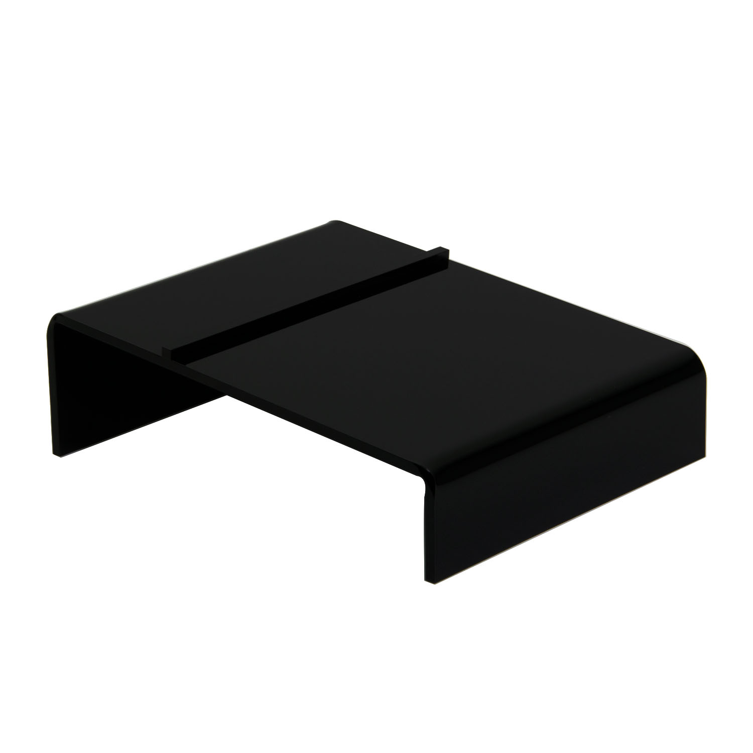 Black Short Double Shoe Display Riser shopPOPdisplays