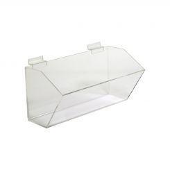 Acrylic Slatwall Open Front Bins