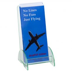 Green Edge Acrylic Brochure Holder