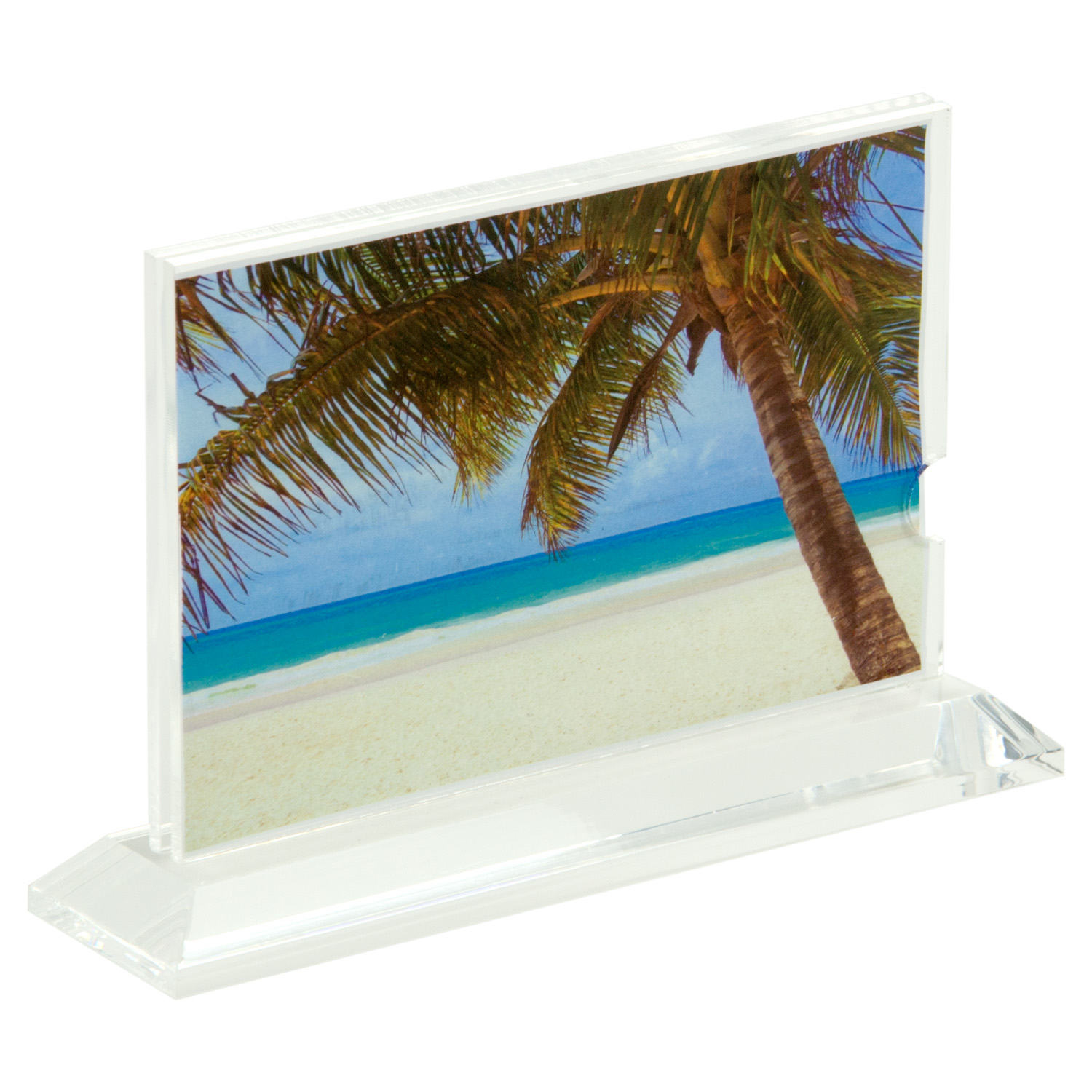 6 x 4 Acrylic Top Load Stand Up Sign Holder Buy Acrylic Displays