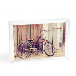 Metal Mount 4 x 6 Acrylic Mirror Sheet with Magnets