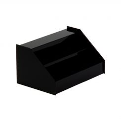 Acrylic Reversible Stair Step Riser - Small - Black