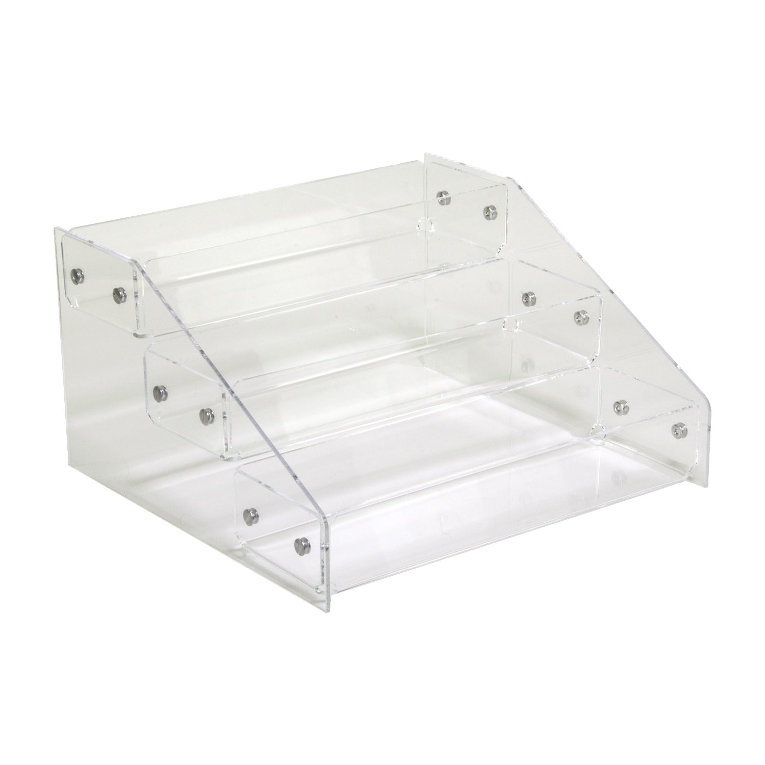 Large Acrylic 3 Level Dump Bin shopPOPdisplays
