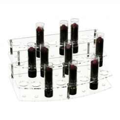 3 Tier Curved Cosmetic Display Station
