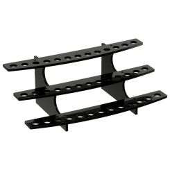 Black 3 Tier Cosmetic Display Station